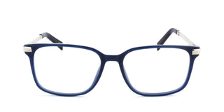 Maxima Men Matte Blue Square Acetate Glasses