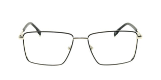 Maxima Men Shiny Black Square Titanium Glasses