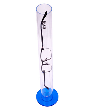 Arcylic Tube Display with Flex 180 Degree Glasses | Blue | Razzi Pop Material
