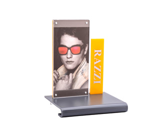 Acrylic Display | Gray & Yellow | Razzi Pop Material - RAP-8089-1