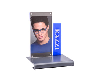 Acrylic Display | Gray & Blue | Razzi Pop Material - RAP-8089-2