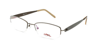 Maxima Women Matte Brown Oval Titanium Glasses