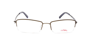Maxima Women Matte Brown Rectangular Titanium Glasses