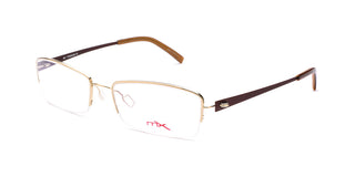 Maxima Women Matte Brown Rectangular Titanium Glasses