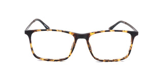 Maxima Unisex Matte Demi Square Beta Titanium Glasses