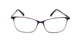 Maxima Women Matte Purple Cat Eye Beta Titanium Glasses