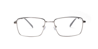 Maxima Men Shiny Gun Square Memory Titanium Glasses