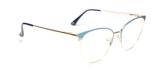 Women | Shiny Blue | Metal Glasses - MX9015-1