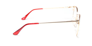 Women | Shiny Red | Metal Glasses - MX9015-2