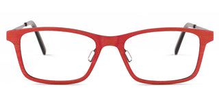 Maxima Matte Red Wood Square Series Reading Glasses