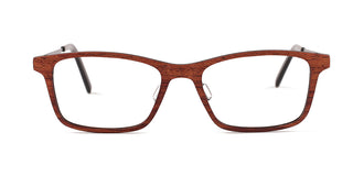 Maxima Matte Rose Wood Series Square Reading Glasses
