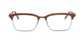 Maxima Matte Kosso Wood Series Square Reading Glasses