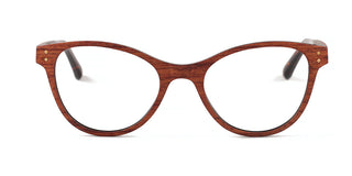 Maxima Matte Rose Wood Series Cat Eye Reading Glasses